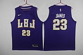 Lakers 23 Lebron James LBJ Purple Nike Swingman Jersey,baseball caps,new era cap wholesale,wholesale hats
